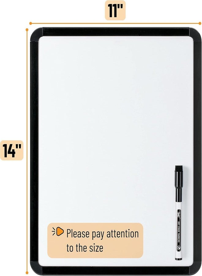 AccuPrints Sumiko Small Dry Erase Whiteboard 11x14 Inch – Portable Magnetic White Board with Marker | Lightweight Writing Board for Home Office School & Kids | Gift for Kids - Image 2
