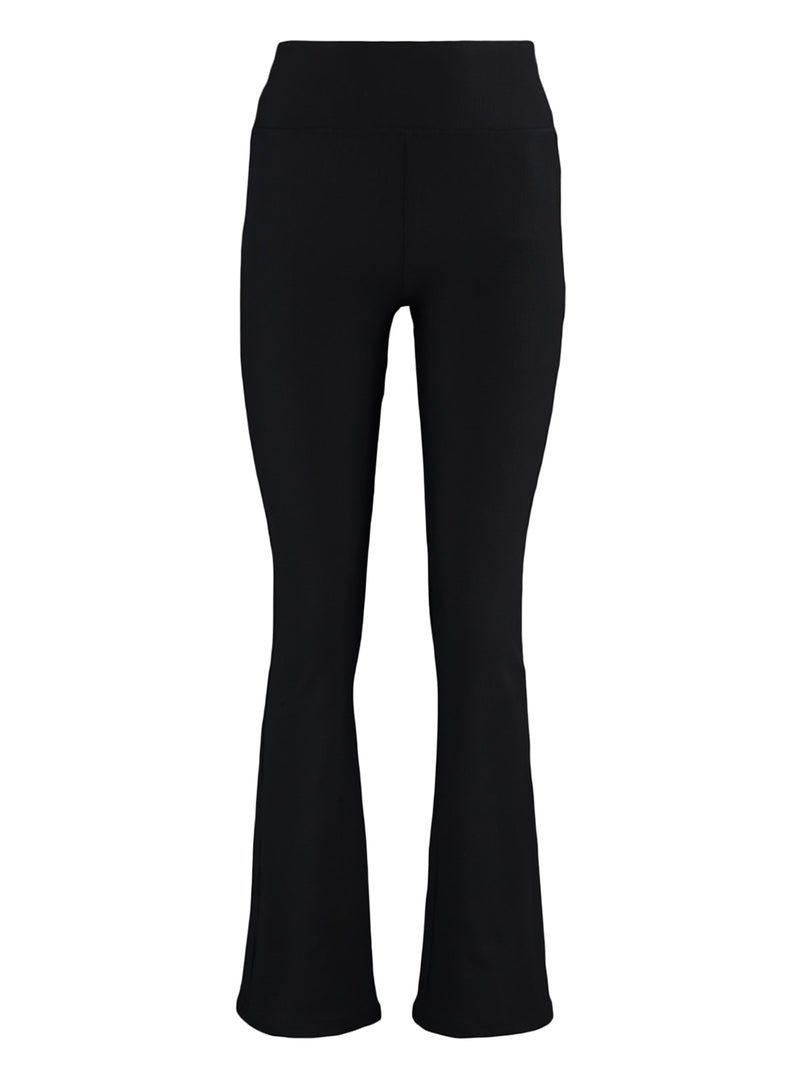 trendyol Black Ribbed Spanish Leg Yoga Knitted Sports Tights TWOAW23TY00011 - Image 5