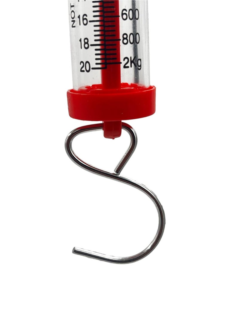 SCIENCENT WITH DEVICE Sciencent Pack of 1 Spring Balance Hanging Spring Scale Set (2000g/20N) - Image 3