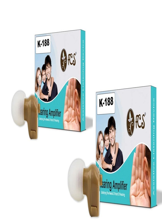 FCS K-188 Instant fit CIC hearing Aid Personal Sound Hearing Amplifier for Seniors and Adults with Mild Hearing Loss (Pack of 2) (3 Month Seller Warranty) - Image 5