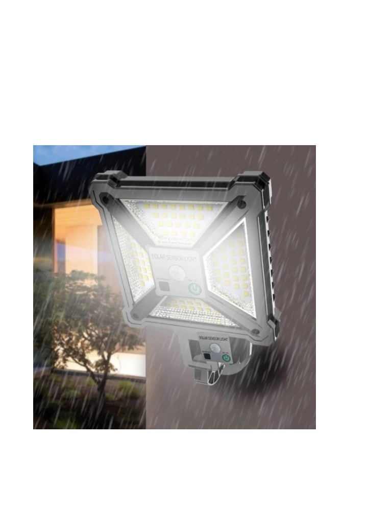 Generic Solar Light Motion Sensor Street Light LED Outdoor IP65 Waterproof Wall Light with Remote Control for Garden Fence Patio  - Image 2