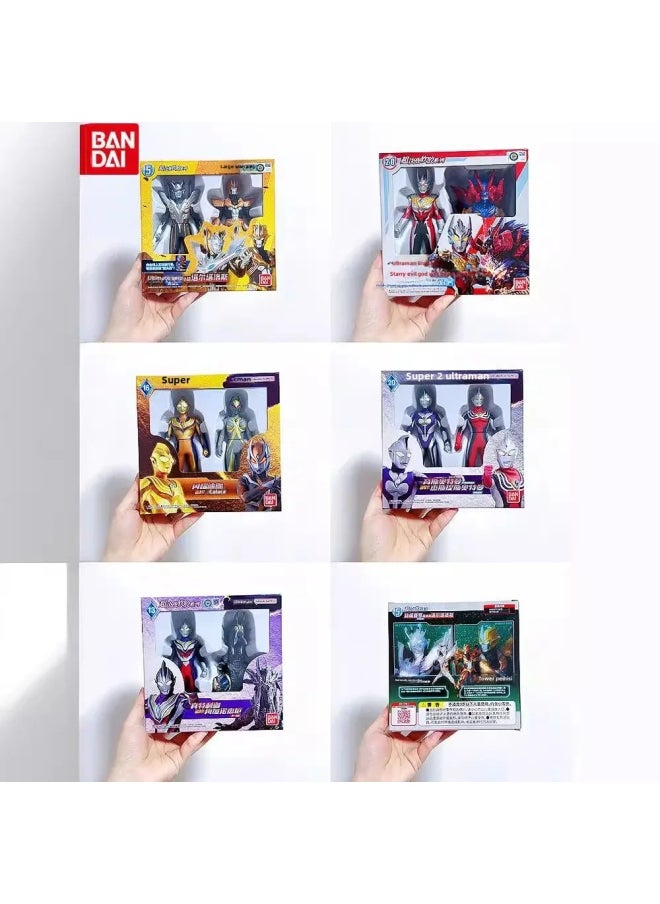 Generic - Authentic Bandai Dinosaursaurio Agrux Race King Tao Man Monster Battle Soft Rubber Doll Toy Action Figure Collectible For Kids-Color:69088 Celo Unlimited Vs Beria - Image 1