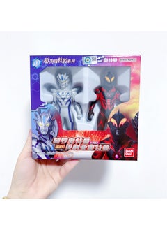 Authentic Bandai Dinosaursaurio Agrux Race King Tao Man Monster Battle Soft Rubber Doll Toy Action Figure Collectible For Kids-Color:69088 Celo Unlimited Vs Beria