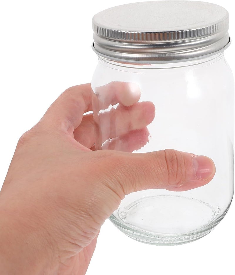 Matte anti slip finish Glass Mason Jars 380ml with Lids, Small Glass Containers for Kitchen Storage, Honey Jam Canning and Food Preservation, 4pcs Set Diverse use resistant crafted quality Standard fit Odor free color Classic modern blend design Varied available picks Long use oriented quality Salt mist resistant Local supply chain stock Long term heavy use compatible Water rust proof Multi-market matching options Classic trendy design picks Scratch resistant Trendy natural assorted colors Strategic warehouse site Light sturdy raw material Wide range compatible material All space matching look High precision lightweight material Multi-color available build Reliable local delivery service Quick use-switch compatible build Anti slip Quick available purchase options - Image 4