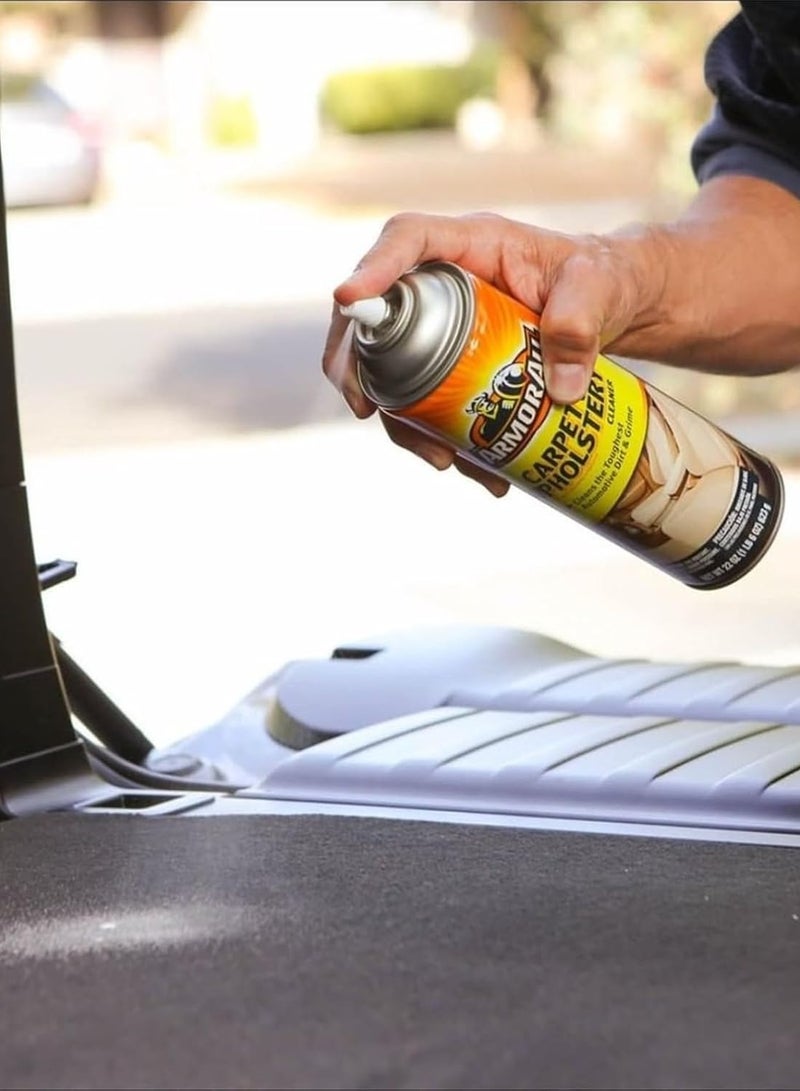 أرمور أول منظف ​​رغوي لسجاد ومقاعد السيارة، مزيل للأوساخ والشحوم والأتربة، منظف رغوي للعناية بالسيارة، 500 مل - Image 3