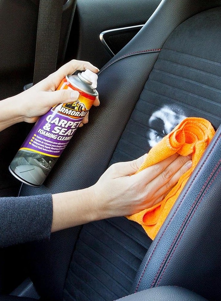 أرمور أول منظف ​​رغوي لسجاد ومقاعد السيارة، مزيل للأوساخ والشحوم والأتربة، منظف رغوي للعناية بالسيارة، 500 مل - Image 5