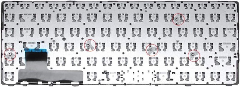 Wefly لوحة مفاتيح لابتوب متوافقة مع HP EliteBook Folio 9470M 9470 9480 9480M 702843-001 US - Image 2