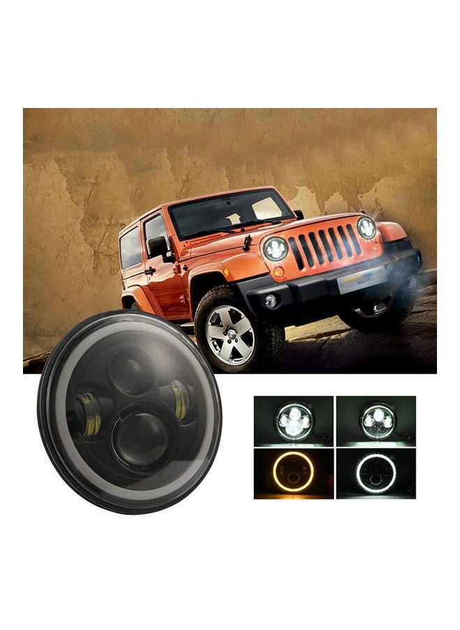 NIBEMINENT Round Shaped LED Front Headlight Replacement  - Image 4