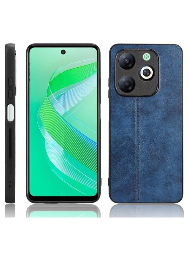 General - Compatible with Infinix Smart 8 X6525 Case, Retro PU Leather Ultra Slim Shockproof Back Bumper Protective Case Cover for Infinix Smart 8 Phone Case - Image 1