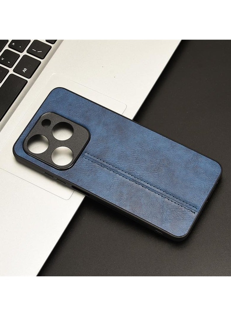General - Compatible with Infinix Smart 8 X6525 Case, Retro PU Leather Ultra Slim Shockproof Back Bumper Protective Case Cover for Infinix Smart 8 Phone Case - Image 1