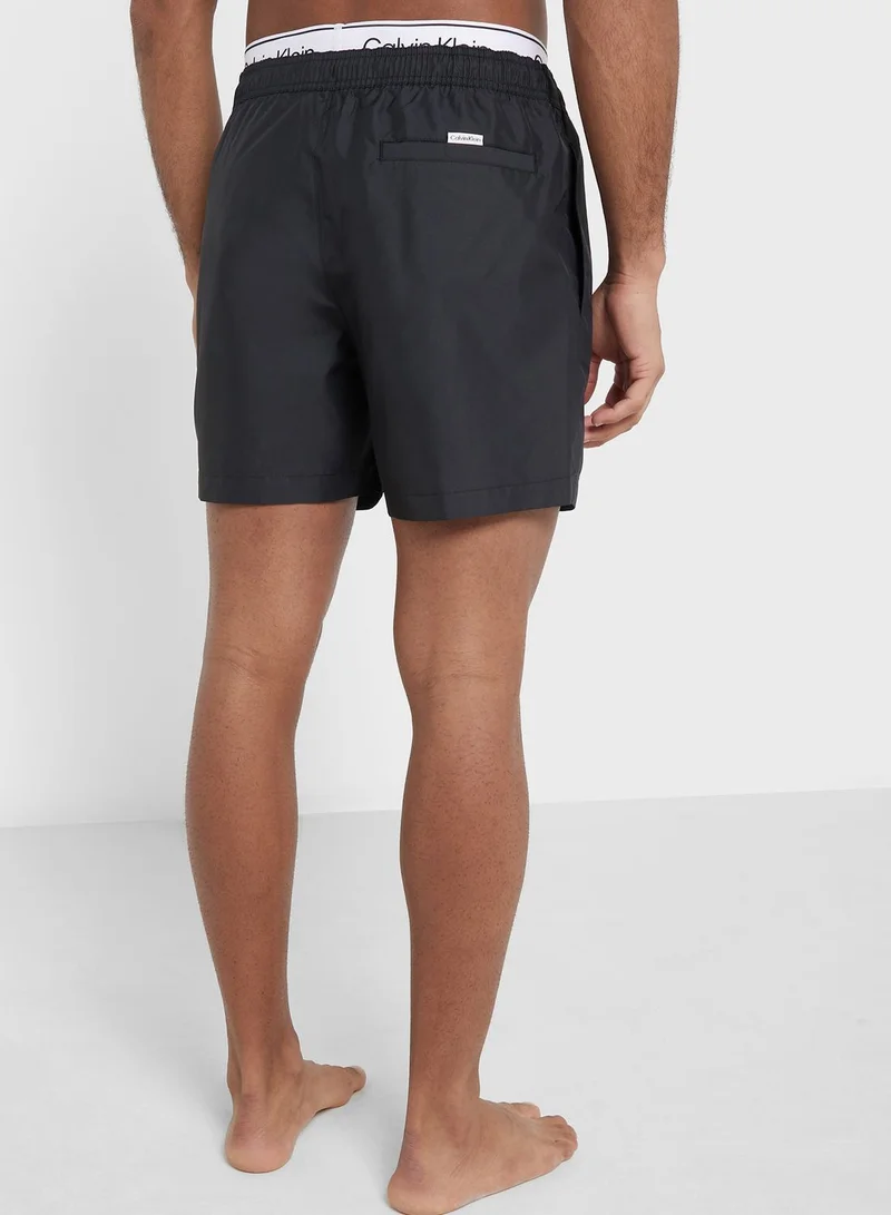 CALVIN KLEIN Medium Double Waistband Swim Shorts