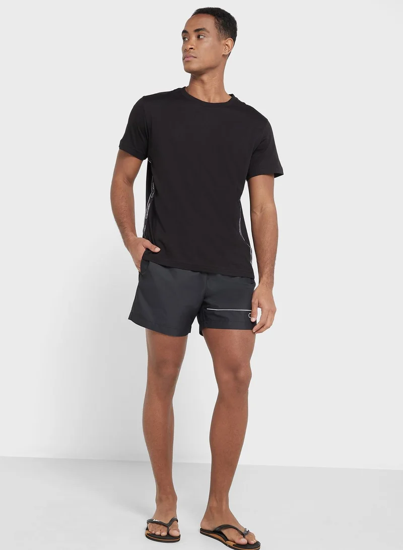 CALVIN KLEIN Medium Double Waistband Swim Shorts