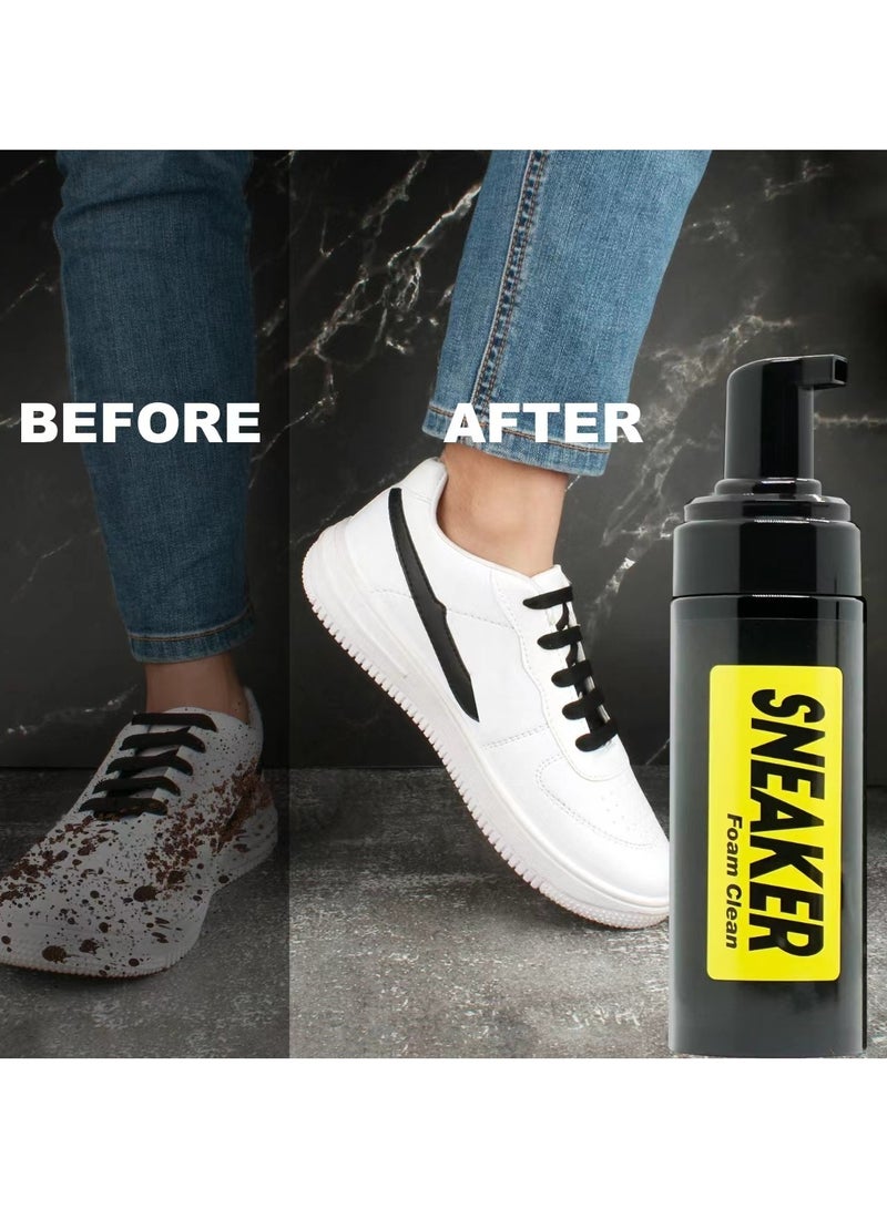 PIKI All-in-One Sneaker Care Kit – Water-Free Foam, Brush & Cloth – Deep Cleaner for Shoes, Sneakers, & Boots - Image 3