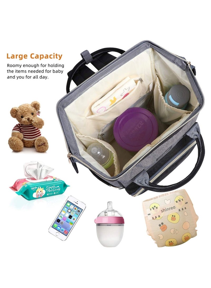 Elegant Black Mums Baby Travel Bag - Image 3
