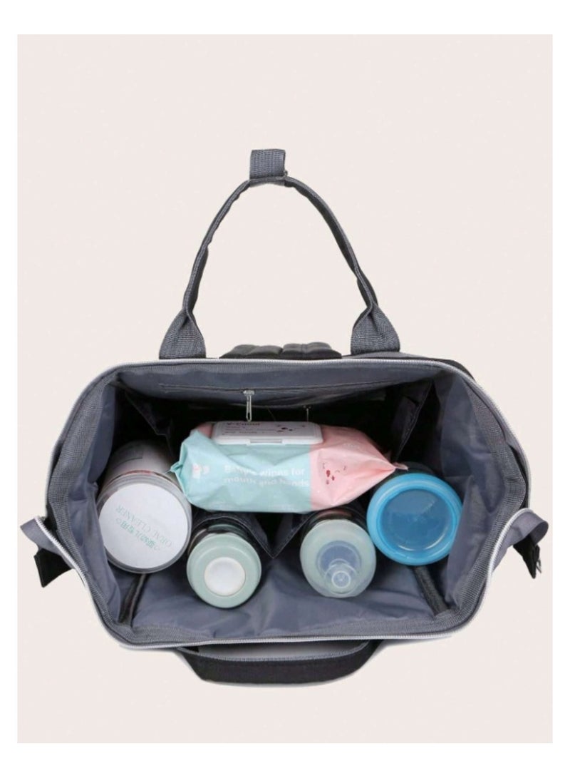 Elegant Black Mums Baby Travel Bag - Image 5