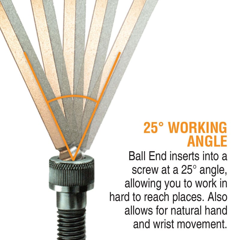 Bondhus 69499 Ball End L-Wrench Set w/ColorGuard Finish, 9 Piece, Multicolor, One Size - Image 4