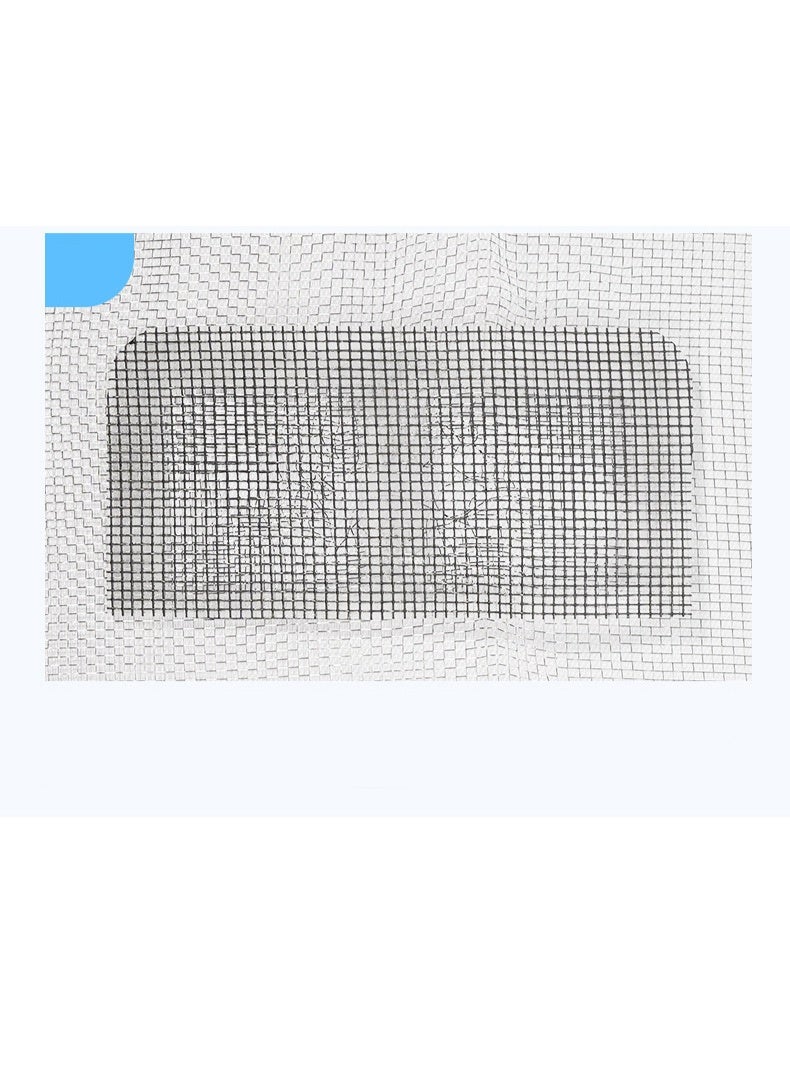 هومستر دعم إصلاح نافذة الشاشة الشفافة لأفلام PCS، شريط نافذة الشاشة ذاتية اللصق، مادة لاصقة قوية، طاردة للبعوض والحشرات، لفافة ثقب، دعم إصلاح شبكة الشاشة المنزلية، مناسب لنوافذ عادية/سلكية فولاذية/شاشة ثقب غير مرئية، قطع حر، معدل استخدام مرتفع (أسود، 5 سم × 2 م) - Image 5