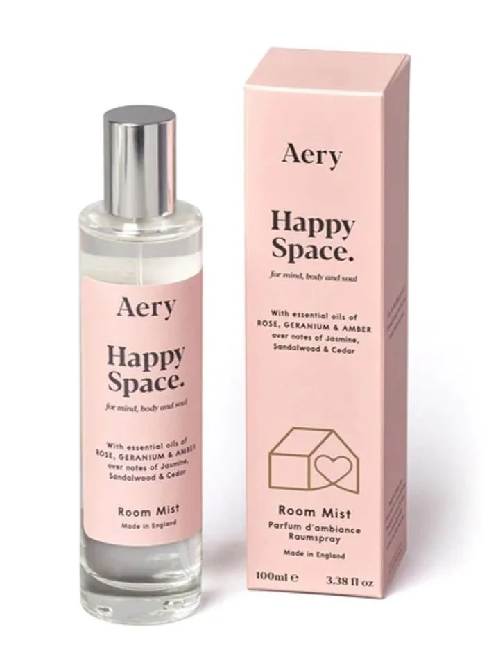 ايري ليفينج Happy Space Room Spray  Rose Geranium And Amber