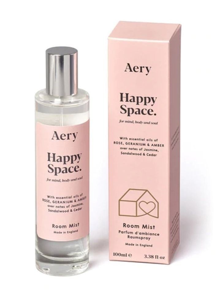Aery Living Happy Space Room Spray  Rose Geranium And Amber  - Image 1
