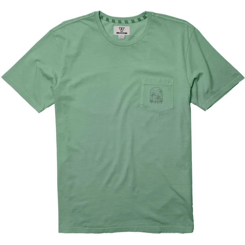 Vissla Bluffs T-Shirt Pine 100% Cotton
