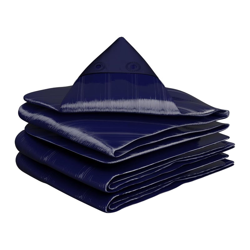 Kuber Industries Kuber Industries Tirpal 15x18 Feet Waterproof Tarpaulin Sheet 120 GSM Tadpatri Tharpai EcoFriendly Tent Tirpal Thadika Thappi Tarp Lightweight Premium Tirpal Blue - Image 1