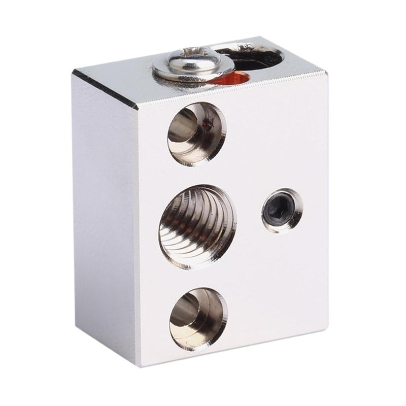 كتلة سخان نحاسية مطلية ملحق طابعة ثلاثية الأبعاد عالية الحرارة كتلة مطلية 1 - Image 1