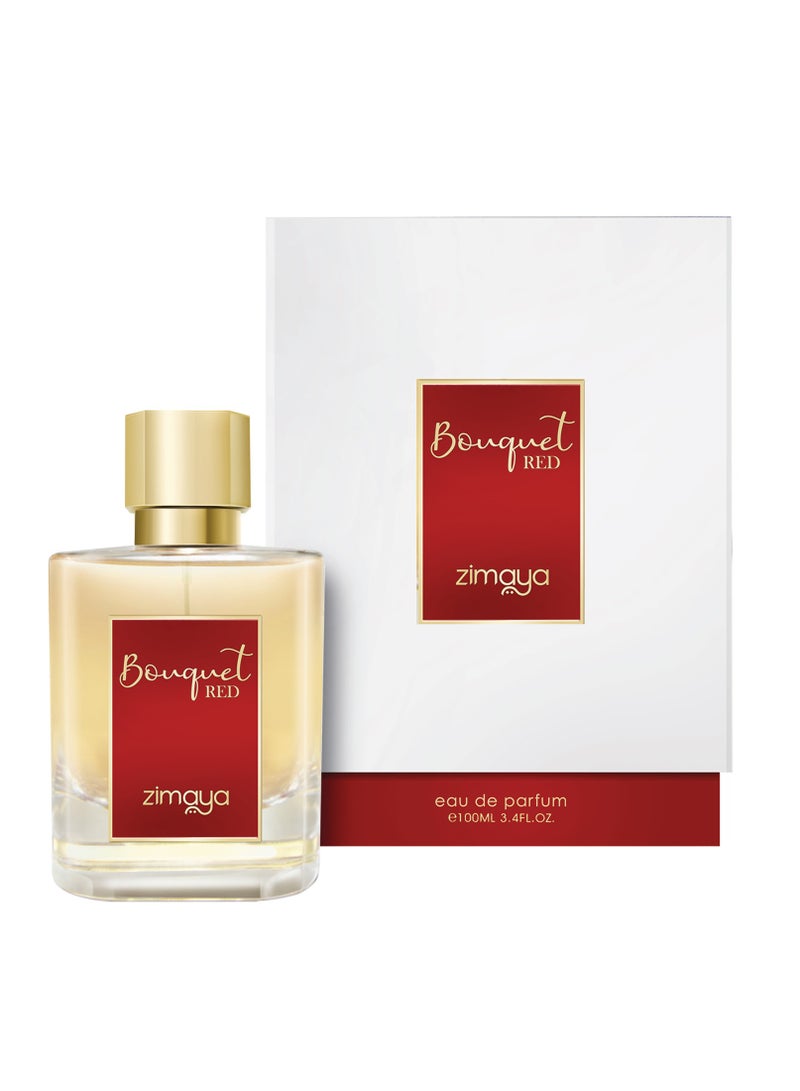 zimaya Bouquet Red Unisex Eau De Parfum, 100ML - Image 2