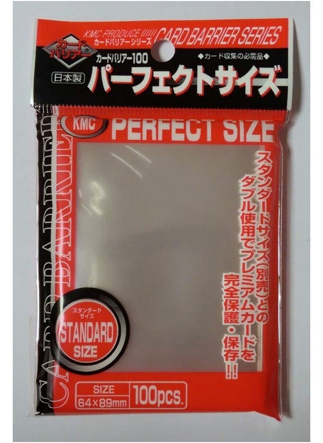 Akashiya - Perfect Barrier Card Sleeves (100 Piece) Clear 64 X 89Mm - Image 1