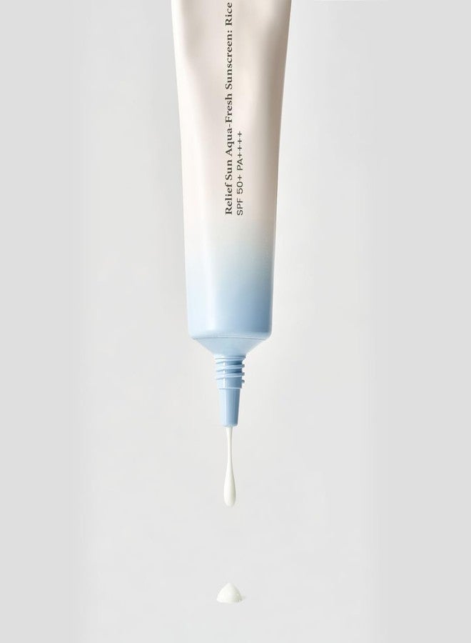 6 جلود كريم واقي من الشمس كوري، واقي شمس ريليف صن بعامل حماية SPF50+، PA++++، كريم كوري بالأرز والبروبيوتيك | مناسب لجميع أنواع البشرة | حماية من الأشعة فوق البنفسجية (50 مل) - Image 3