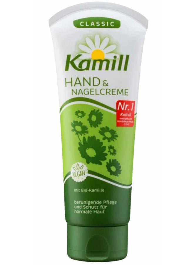 Kamill كريم اليدين والأظافر الكلاسيكي 3x100 مل مع البابونج الحيوي والبيسابولول | ألمانيا - Image 4