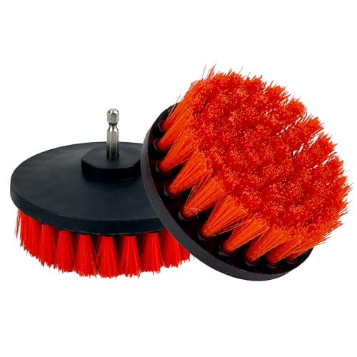 Maxshine M8 Medium-Duty Upholstery Carpet Brush with Drill Attachment - Removes and Scrubs Grime, Stains, and Spots from All Types of Upholstery and Carpets in Leather and Fabric (5") - Image 1