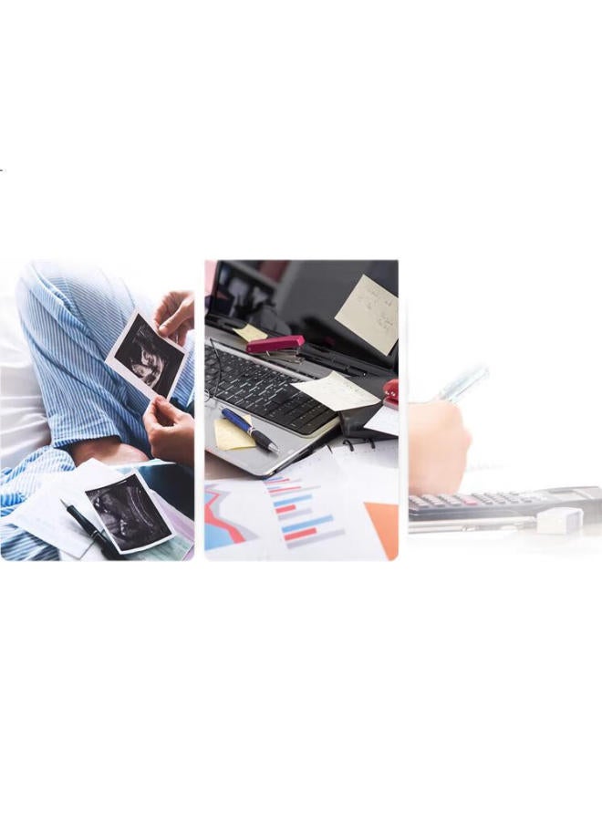 Deli A4/80-Page Morandi Color Document Folder, Certificate Collection Folder, Prenatal Checkup Report Organizer, Pregnancy Checkup Organizer, Sheet Music Folder 72675, Random Color - Image 1