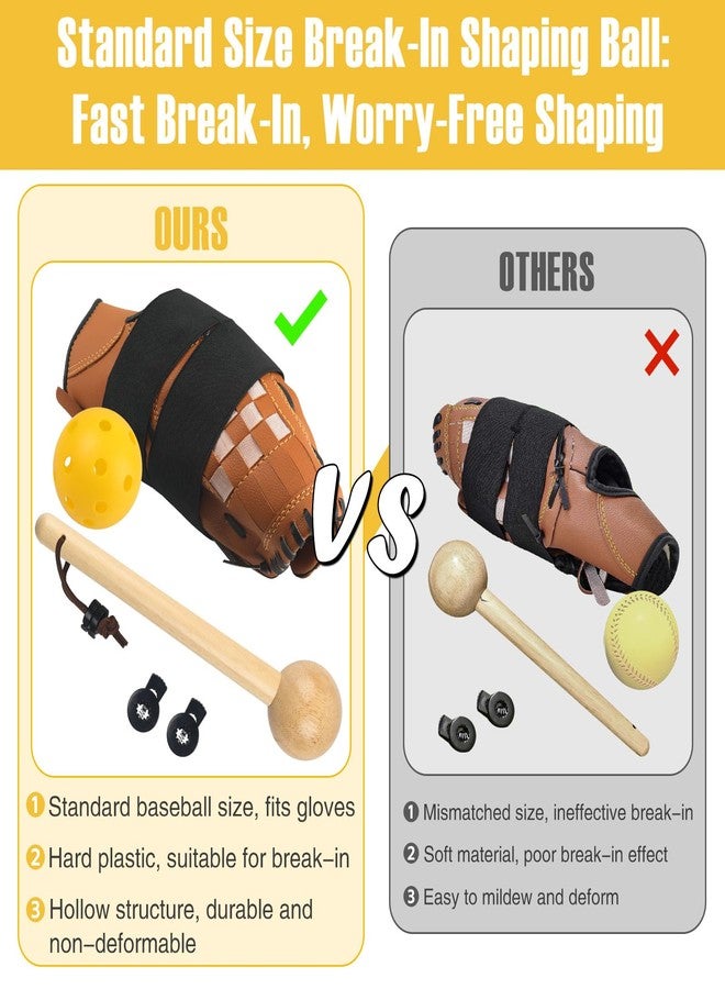 NewShot Baseball Glove Break in Kit,6-Piece Set with Baseball Glove Mallet - Image 2