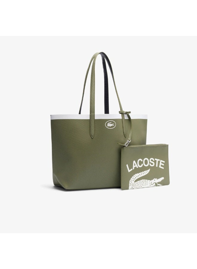 لاكوست حقيبة لاكوست آنا ذات الوجهين مع جيب - Image 5