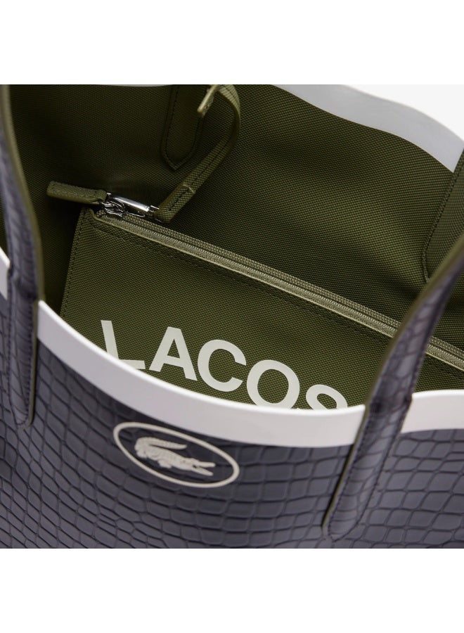 لاكوست حقيبة لاكوست آنا ذات الوجهين مع جيب - Image 2