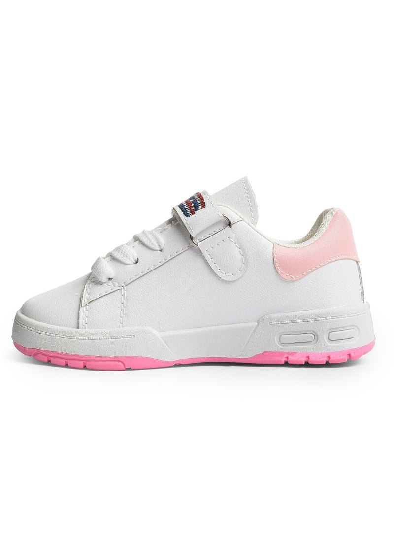 Desert Trendy Unisex Kids Leather Velcro Sneakers –  Emborioed Design  - Image 3