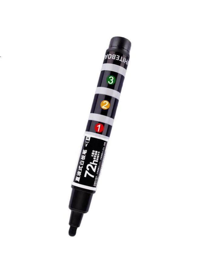Snowhite Wb588 Large Capacity Liquid Whiteboard Marker, Easy To Erase, Office Supplies Meeting Marker Pen, 8-Pack Green - Image 2