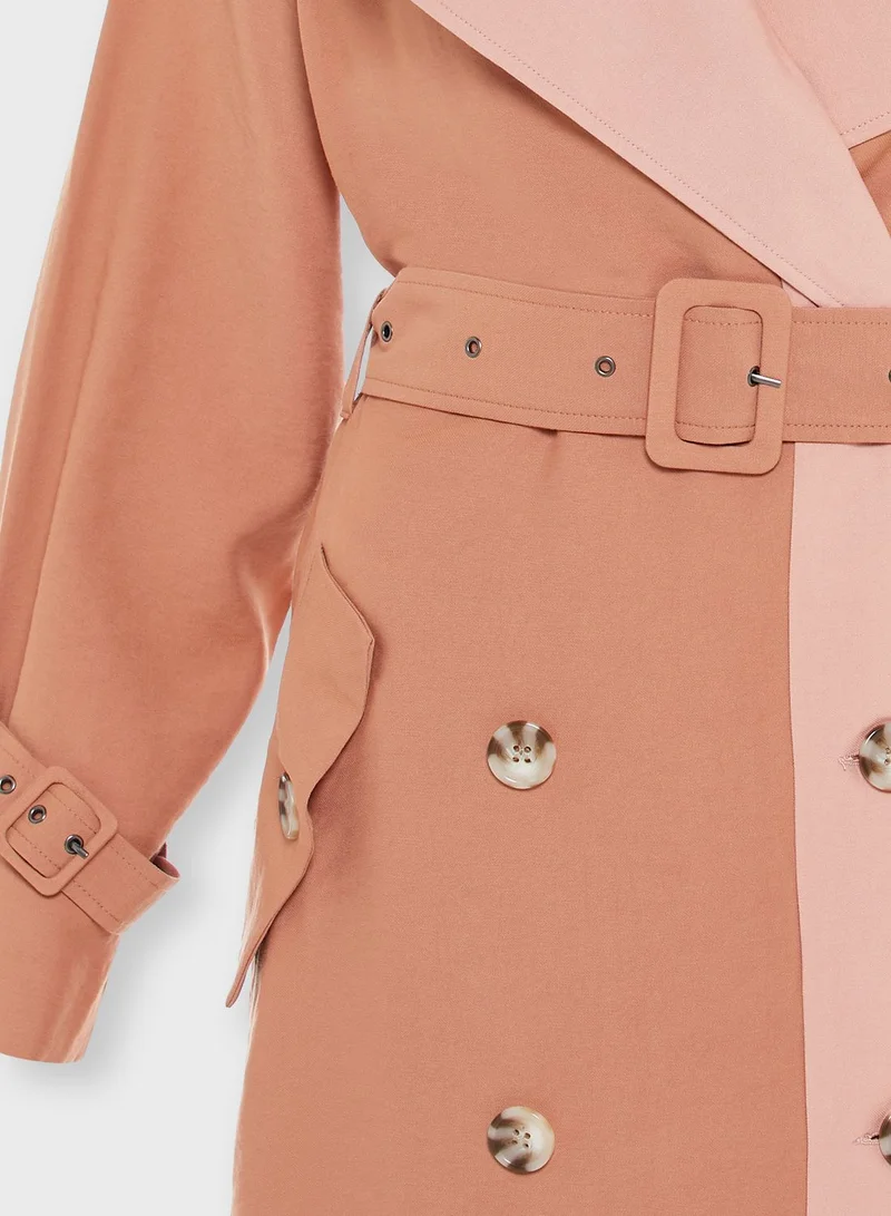 Native Youth Longline Belted Coat