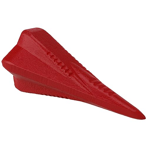 ZEONHAK 4lbs Diamond Wood Splitting Wedge - 4-Direction Steel Splitter for Wood, 2 PCS, Red - Image 4