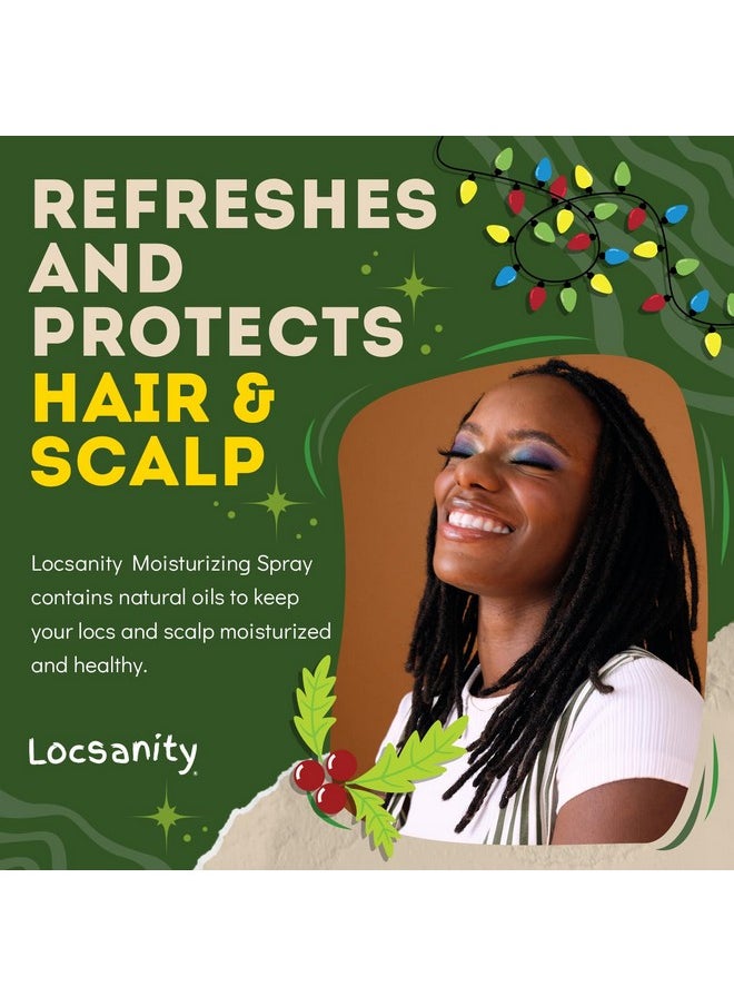 Locsanity - Locsanity Daily Moisturizing Refreshing Spray for Locs, Dreadlocks - Rose Water and Peppermint Hair Scalp Moisturizer, Dreadlock Spray - Natural Loc Care and Maintenance (8oz) - Image 1
