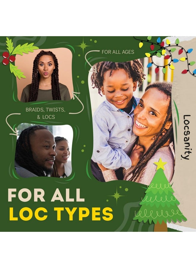 Locsanity - Locsanity Daily Moisturizing Refreshing Spray for Locs, Dreadlocks - Rose Water and Peppermint Hair Scalp Moisturizer, Dreadlock Spray - Natural Loc Care and Maintenance (8oz) - Image 1