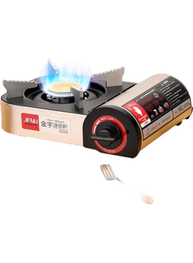 Jinyu Mini Portable Gas Stove, Outdoor Camping Stove, Compact Gas Cooker, Camping Burner - Image 3