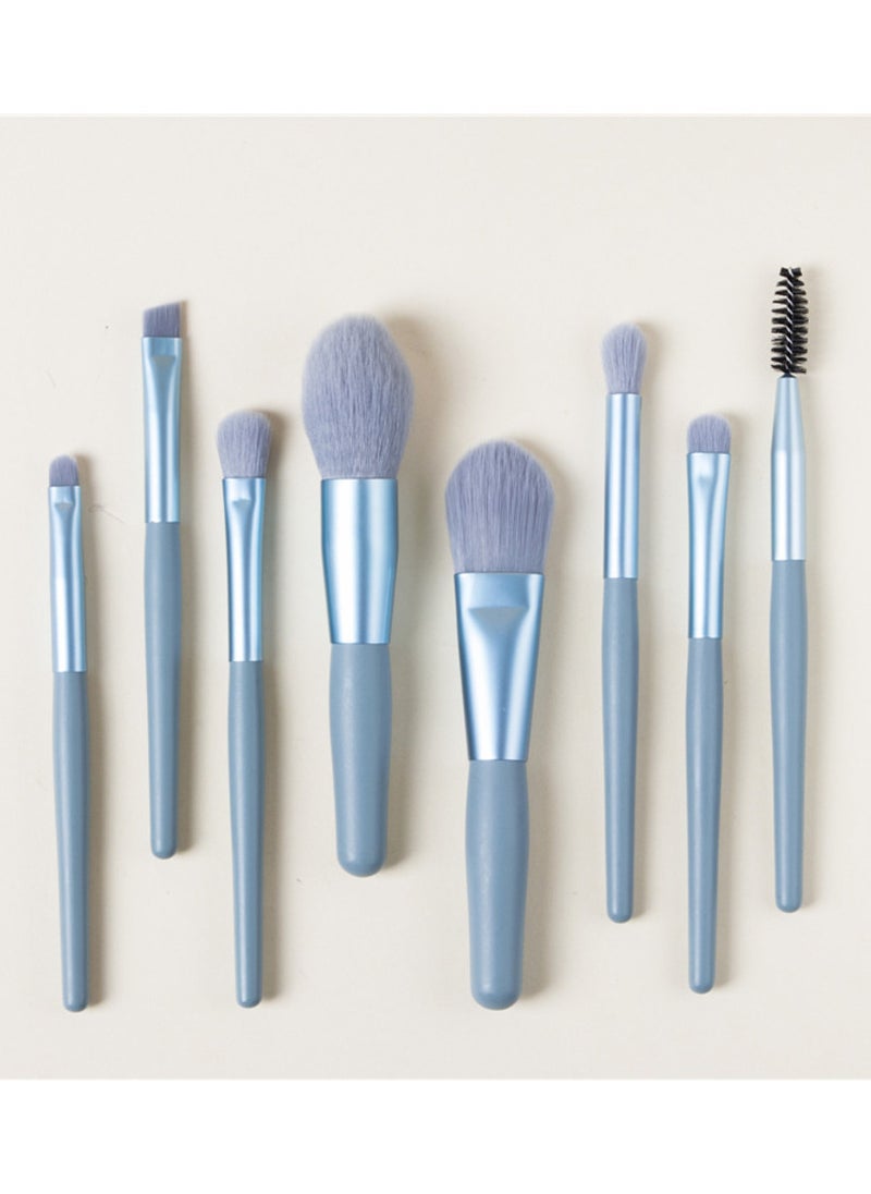 MIRFA 08 - PCS Makeup Brush Set, Professional Premium Synthetic Makeup Brushes, Eyeshadows, Foundation Powder High Light Blushes, Makeup Brush Set with Matte Plastic Handle and Bag for women beauty  - Image 3