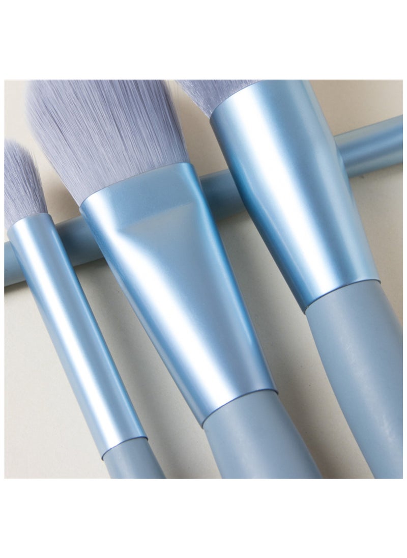 MIRFA 08 - PCS Makeup Brush Set, Professional Premium Synthetic Makeup Brushes, Eyeshadows, Foundation Powder High Light Blushes, Makeup Brush Set with Matte Plastic Handle and Bag for women beauty  - Image 2