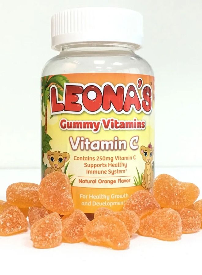 Vitamins C Bottle Natural Orange Flavour - 60 Gummies