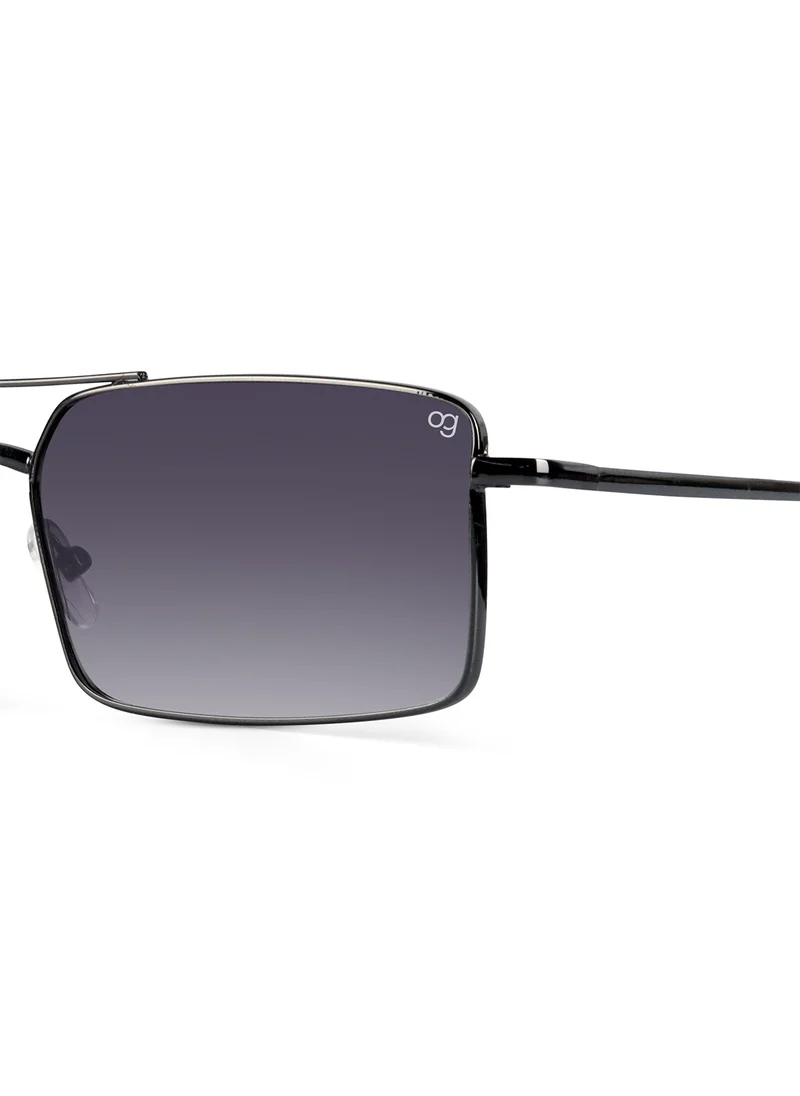 Woggles Uv-Protected Copper Rectangle Sunglasses
