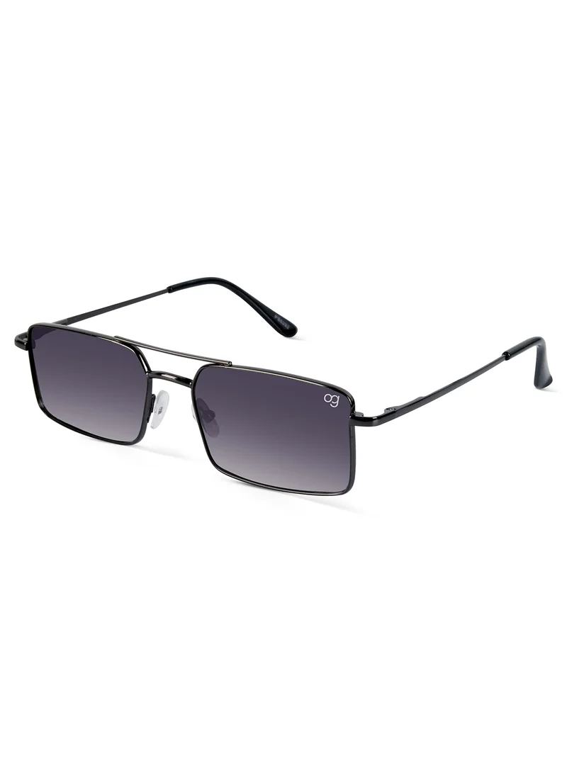 Woggles Uv-Protected Copper Rectangle Sunglasses