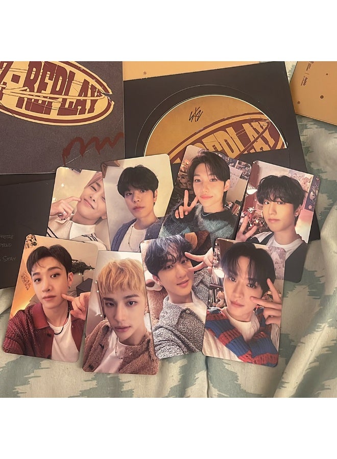 NIBEMINENT 8 Pcs Kpop Stray Kids Skz Stay Fanclub 3rd Lomo Cards Card For Fans Collection Gifts - Image 1