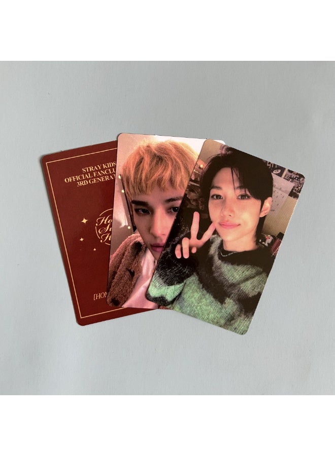 NIBEMINENT 8 Pcs Kpop Stray Kids Skz Stay Fanclub 3rd Lomo Cards Card For Fans Collection Gifts - Image 3