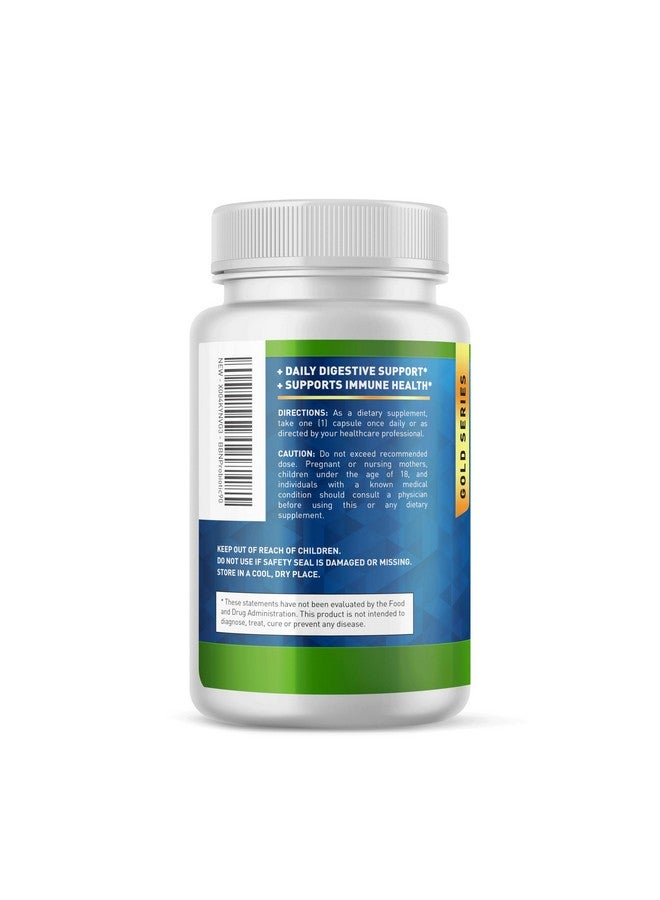 Built by Nature Probiotic 60 Billion CFU - 20 Strains + Prebiotics - Immune & Digestive Support - for Women & Men - Delayed Release Capsules, Shelf Stable - 3 Month Supply - 90 Capsules - Image 3